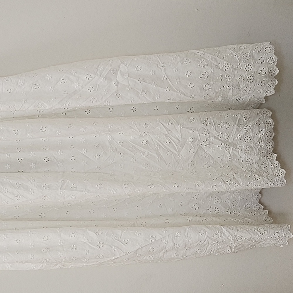 Gap × DÔEN 100% Cotton  Eyelet Midi Dress  Elegant White  Dress Size Meduim - Picture 6 of 16